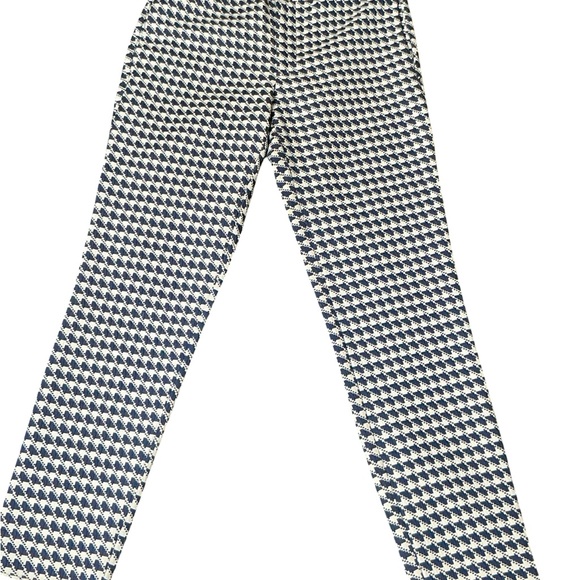 ZARA Preowned πBasicπ Checkered Ankle Trousers - SZ M - Picture 2 of 13